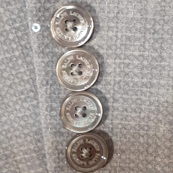 RALPH LAUREN PURPLE LABEL Silver Gray Sequin Blazer I Button Women's Sz 8 - Picture 8 of 16